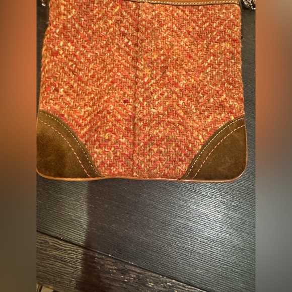 Coach Red and Brown Crossbody Bag - Picture 5 of 7